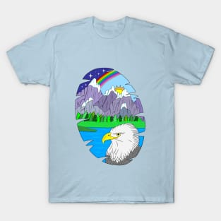 Eagle scene T-Shirt